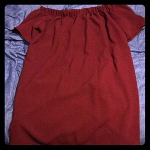 Off The Shoulder Mini Dress